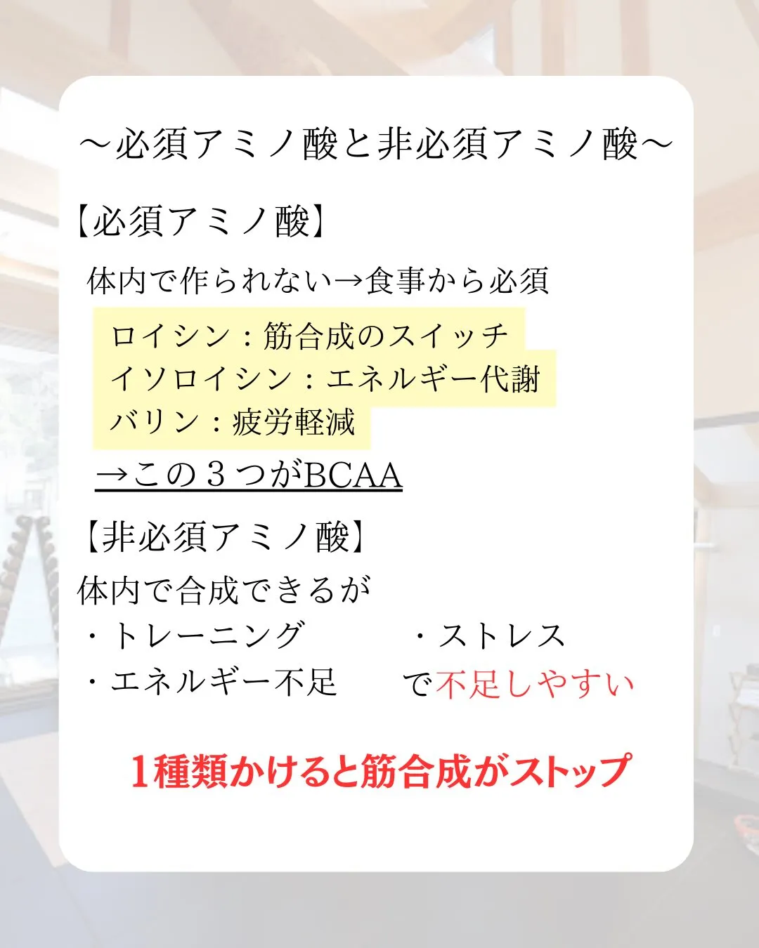 〜筋肥大とタンパク質のつながり〜